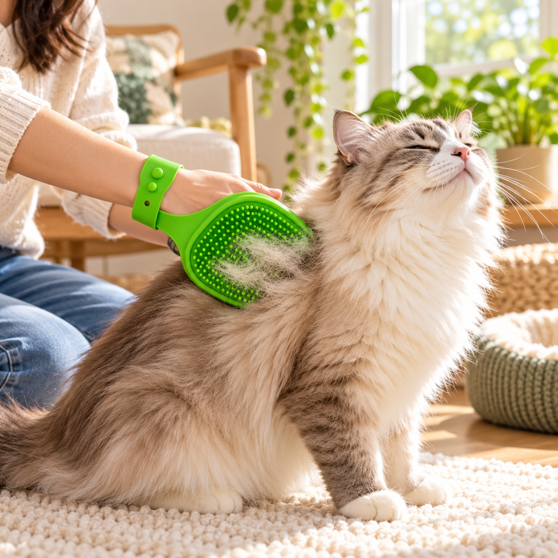 Small TPR Pet Grooming and Massage Brush