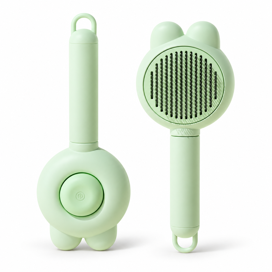 Self-Cleaning Pet Grooming Brush