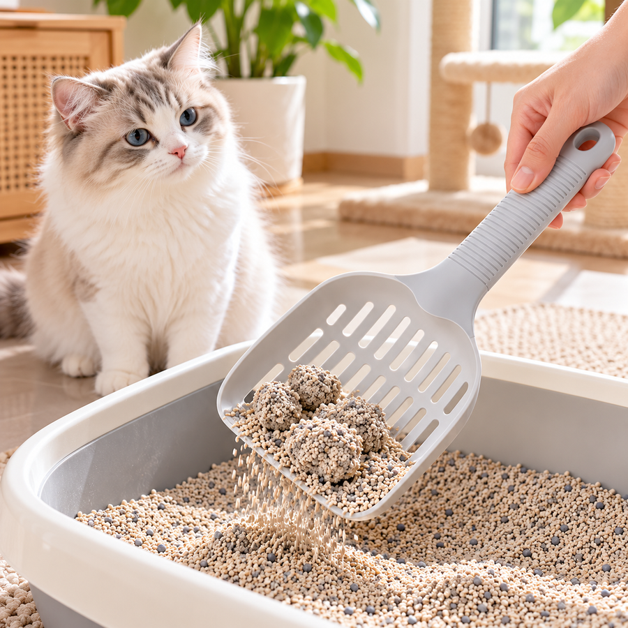 Gray Cat Litter Scoop - Alternate View 2